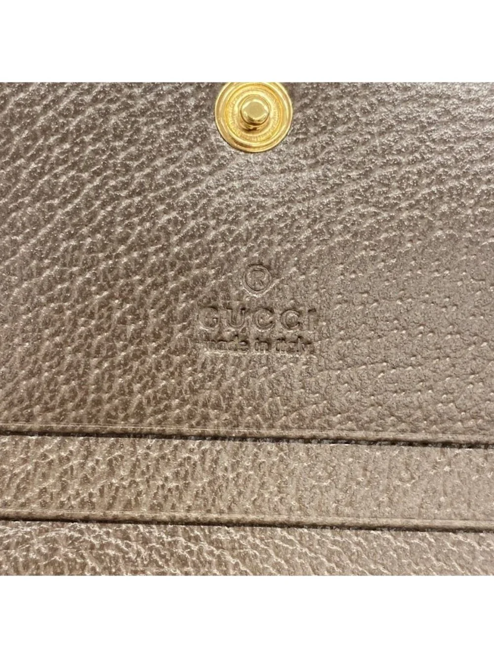 Gucci Wallet Ophidia Brown Gold - Picture 4 of 6